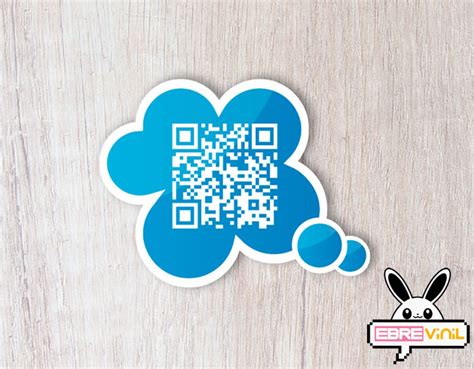 C Digo Qr Personalizado Vinilo Adhesivo Con C Digo Qr