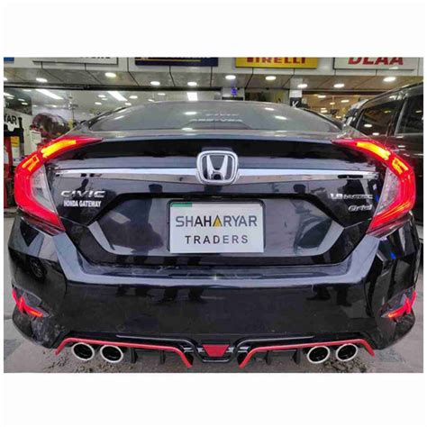 Honda Civic Fc Carbon Fiber Rear Bumper Diffuser Atelier Yuwa Ciao Jp