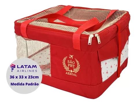 Bolsa Transporte De Pets Cia Aérea Latam Para Voo De Cabine