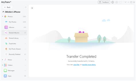 Anytrans User Guide Shared Albums