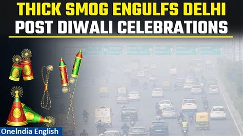 Delhi Air Crisis Worsens As Diwali Fireworks One News Page Video