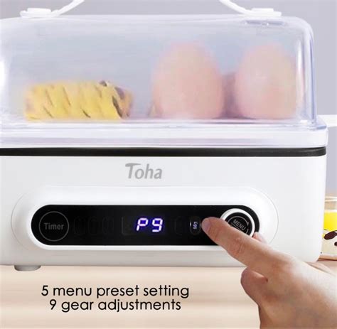 Toha Electric Food Steamer Electric Cooker Hot Pot Single Double Layer