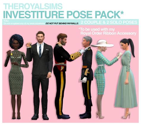 Theroyalsims Investiture Pose Pack The Royal Sims Poses Sims