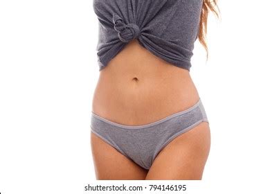 Cropped Image Overweight Fat Naked Woman Stock Photo Edit Now 2123669285