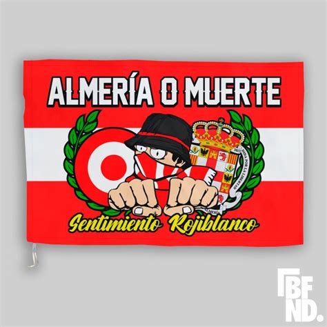 Bandera Almería o muerte Bufandea Personalizadas UDA Futbol