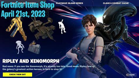 Fortnite Item Shop April St Ripley Xenomorph Bundle