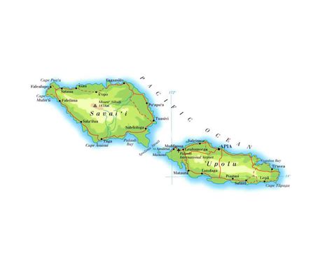 Maps of Samoa | Collection of maps of Samoa | Oceania | Mapsland | Maps ...