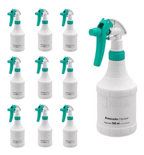 Kit De 10 Atomizador Spray De 1 2 Litro Regulable Gatillo