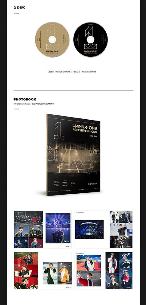 韓国音楽 Wanna One （ワナワン） Premier Fan Con Blu Ray 2disc フォトブック36p ポラロイドセット