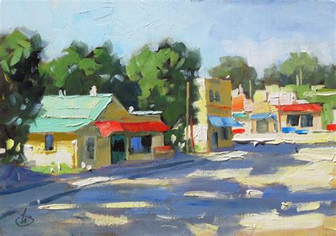 Tom Brown Fine Art Small Town America Urban Plein Air By Tom Brown