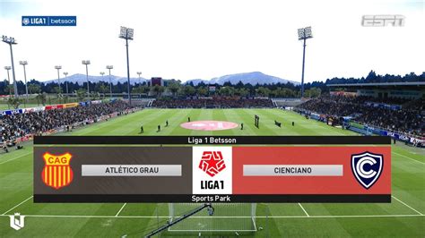 Atlético Grau Vs Cienciano Liga 1 Betsson 2023 Pes 2021 Youtube