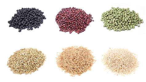 White Food Red Beans Grain Powerpoint Background For Free Download