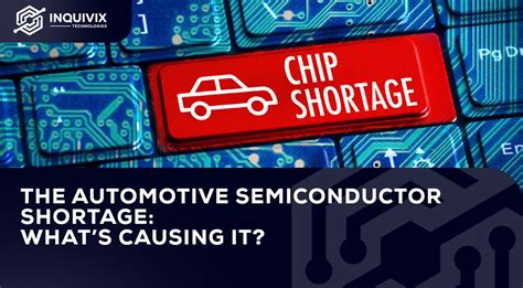 The Automotive Semiconductor Shortage Whats Causing It Inquivix