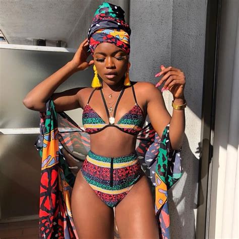 New Bikini African Print Two Pieces Bath Suits Bikini Set Sexy