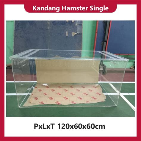 Jual Kandang Hamster Akrilik Single Pxlxt X X Cm Shopee Indonesia