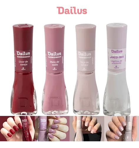 Kit Esmaltes Dailus Tons Nude E Rosa Queridinhos Ml MercadoLivre