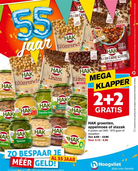 Hak Groenten Appelmoes Of Stazak Aanbieding Bij Hoogvliet