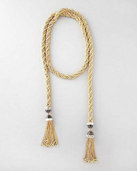 The Basic Cut Oh So Zoe Tassel Necklace Featured Jewelry Jewelry