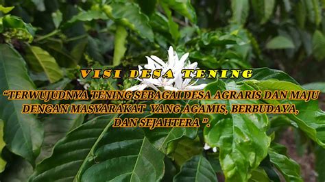 Profil Desa Tening Kecamatan Wonoboyo Kabupaten Temanggung Kkn Unnes