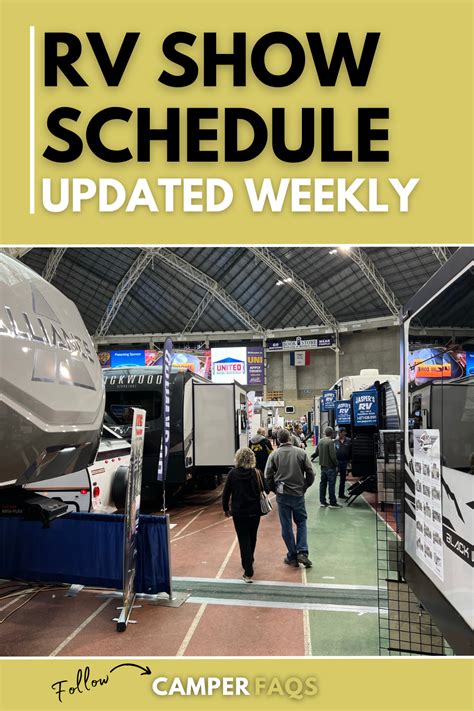 Rv Show Schedule For Artofit