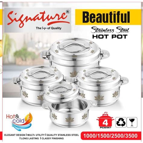 Signature Stainless Steel Hot Pot Pcs The Cosy Bedding Kenya