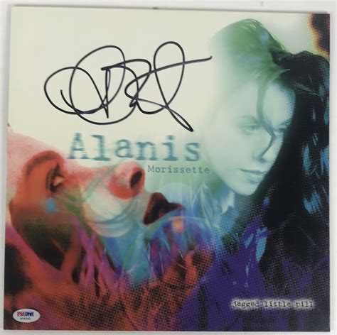 Lot Detail Alanis Morissette Signed Jagged Little Pill Album Psadna