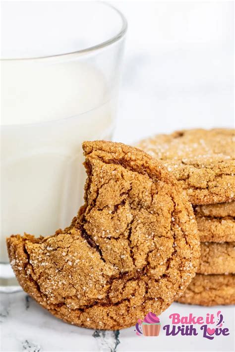 Soft And Chewy Molasses Cookies Are Perfect For The Holidays Bake It With Love