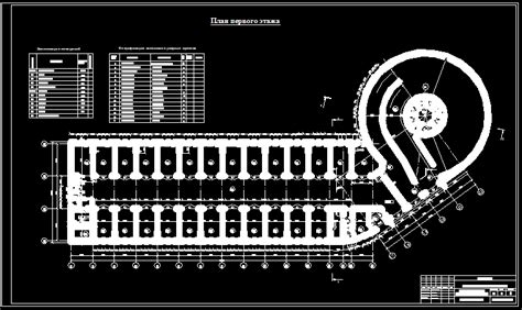 مخطط مشروع موقف سيارات 3 طوابق اتوكاد Dwg خربشات مهندس