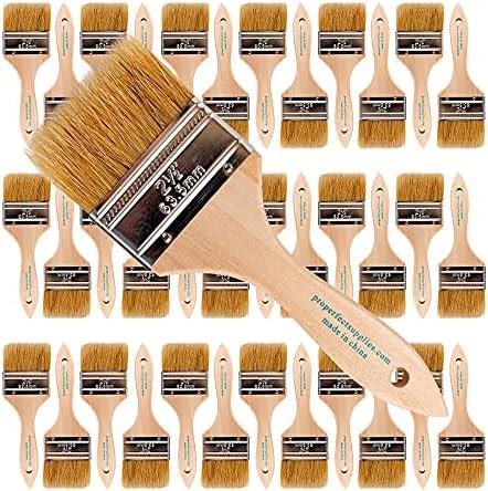 Pro Grade Chip Paint Brushes 12 Ea 3 Inch Chip Paint Brush Light