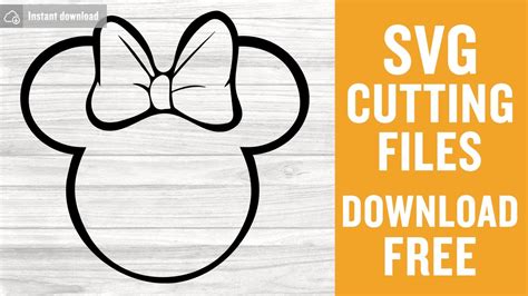 Minnie Mouse Svg Free For Cricut All The Adorable Designs You Need