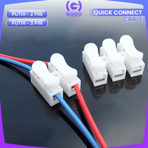 Gogo C1077 ขั้วต่อสายไฟ 2pin 3pin Quick Connect Terminal Block Cable