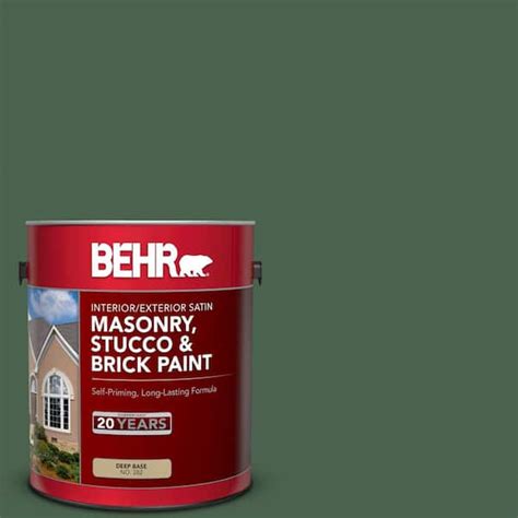 Behr Gal S Equestrian Green Satin Interior Exterior Masonry