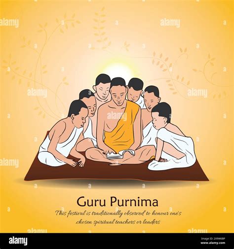 Ved Vyasa Purnima Stock Vector Images Alamy