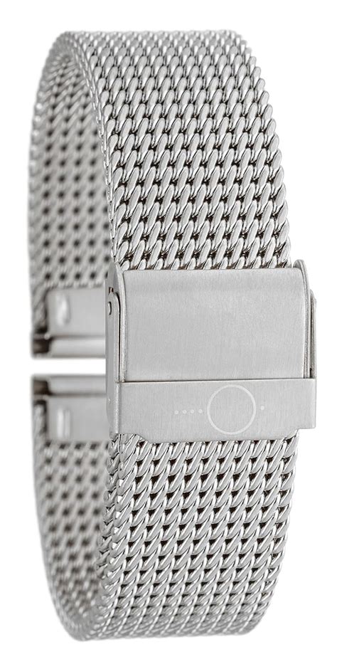 Eichmüller massives 20mm BandOh Edelstahl Milanaise Uhren Armband