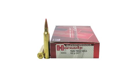 Hornady Superformance 7mm Remington Magnum 162 Grain Super Shock Tip 500 Rounds Surplusammostore