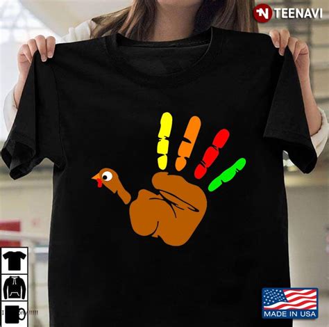 Thanksgiving Turkey Hand Print | TeeNavi | Reviews on Judge.me