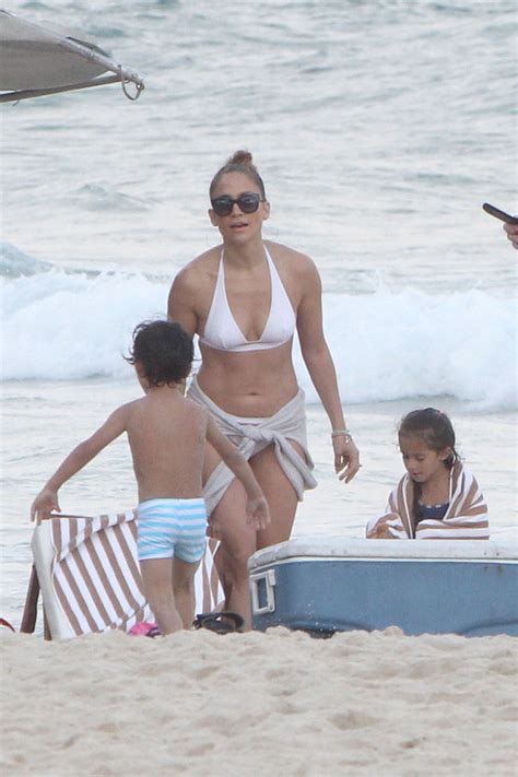 Jennifer Lopez White Bikini In Rio De Janeiro Just FAB Celebs