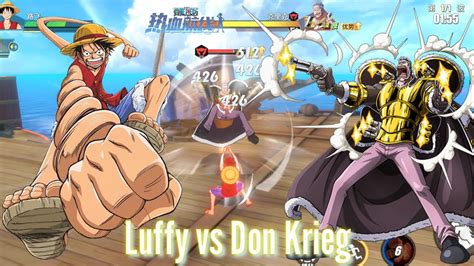 LUFFY VS DON KRIEG ONE PIECE FIGHTING PATH GAMEPLAY EN ESPAÑOL