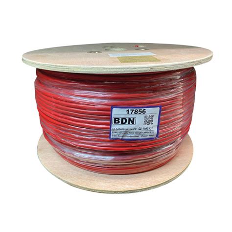 CABLE INCENDIO UL ROJO BDN 2X14 AWG C P LSZH