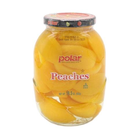 Polar Peach Slices Iin Light Syrup Hy Vee Aisles Online Grocery Shopping
