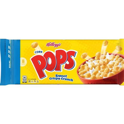 Kellogg S Corn Pops Original Cold Breakfast Cereal Oz Walmart