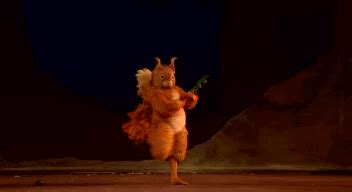 Squirrel Ballet GIF - Squirrel Ballet Dance - Discover & Share GIFs