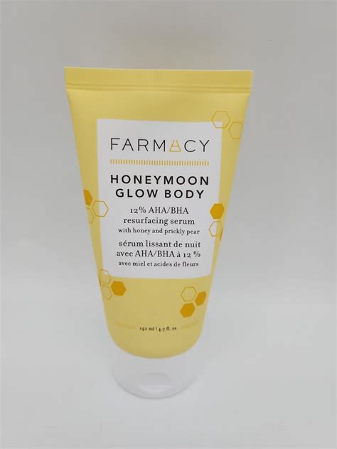 New Farmacy Honeymoon Aha Bha Glow Body Resurfacing Serum Oz Ml