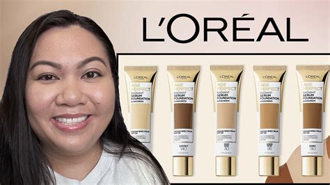 Loreal Age Perfect Radiant Serum Foundation Hour Wear Test And