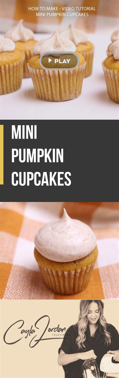 Mini Pumpkin Cupcakes Easy And Moist Recipe