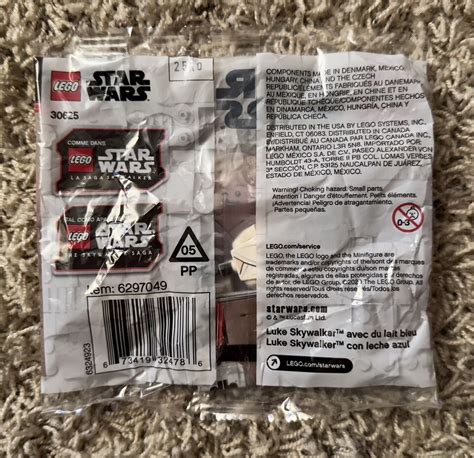 Lego Star Wars Luke Skywalker With Blue Milk Minifigure Sealed