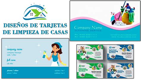 Dise Os De Tarjetas De Limpieza De Casas