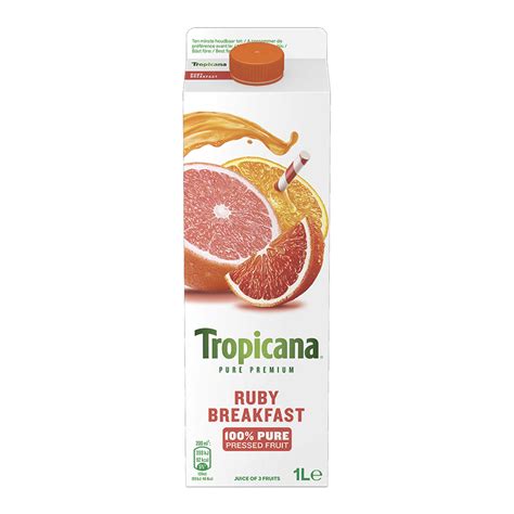 Tropicana Sap Ruby Breakfast Tetra 1 L Delhaize