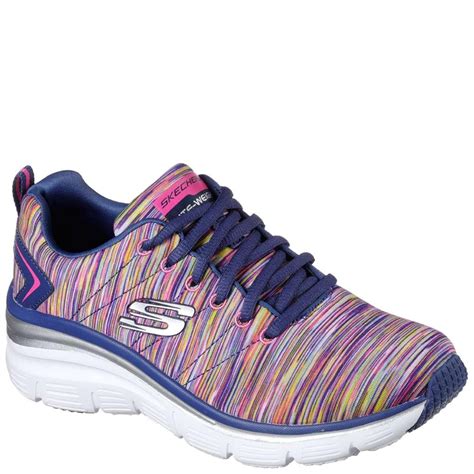 Skechers Fashion Fit Art Rage Womens Sneakers Blackmulti 6