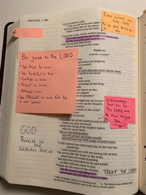 Bible Reflection Notes Bible Reflection Psalms Bible